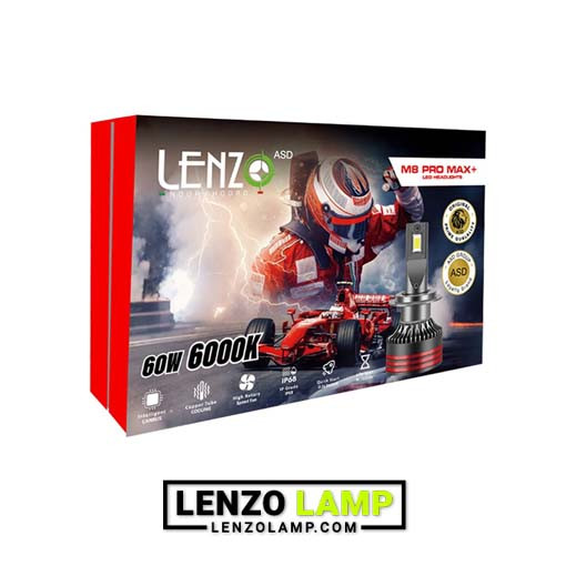 هدلایت M8 PRO MAX+ 6000K lenzo